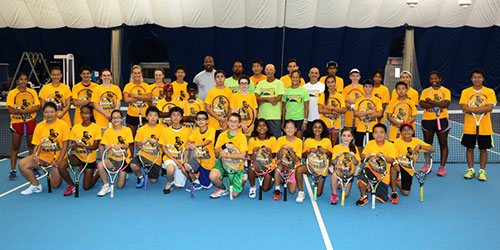 photo montgomery tennisplex players in the Jack Schore Invitational Gold Program